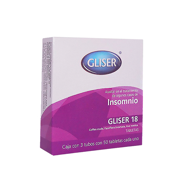 Gliser 18 Insomnio 150 tabletas