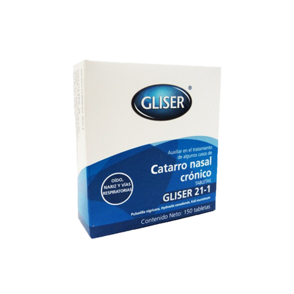 Gliser 21-1 Catarro Nasal Cronico