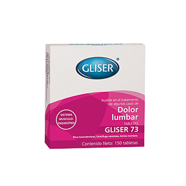 Gliser 73 Dolor Lumbar Caja 150 tabs