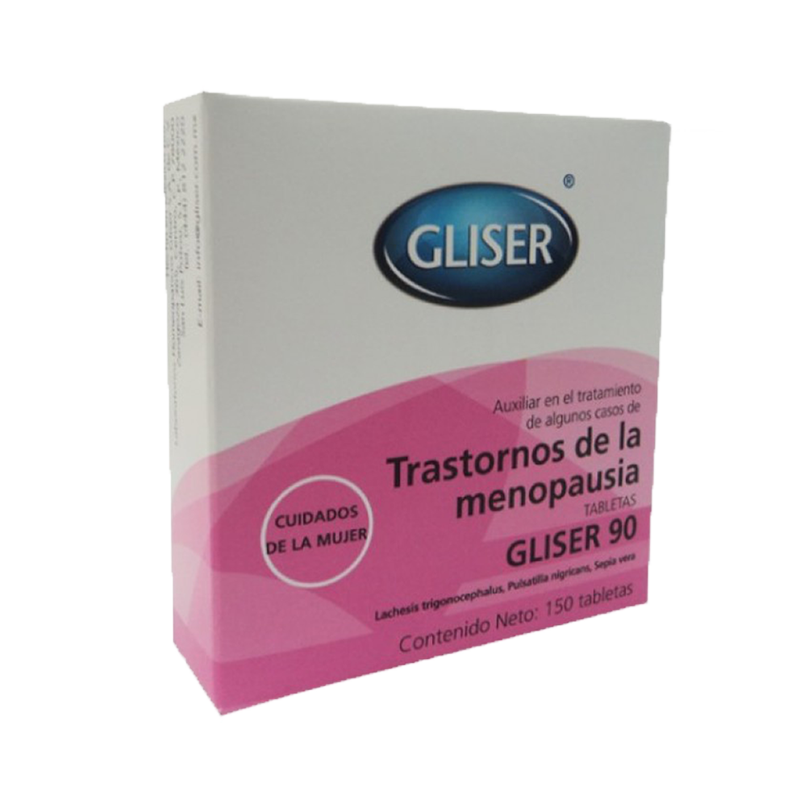 Gliser 90 Trastornos de la Menopausia 150 tabletas