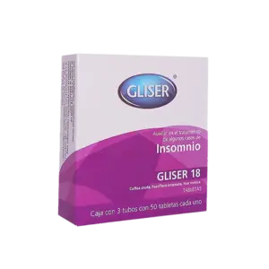 Gliser 18 Insomnio 150 tabletas