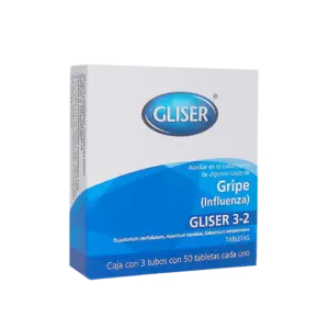 Gliser 3-2 Gripe (Influenza) 150 tabletas